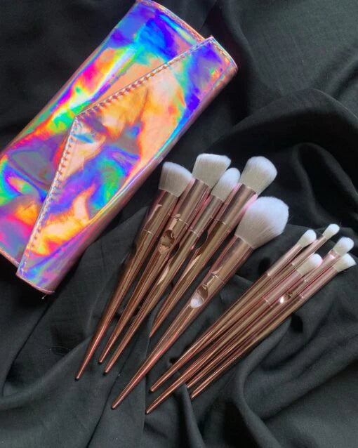 Chrome 10pcs Brushes Set