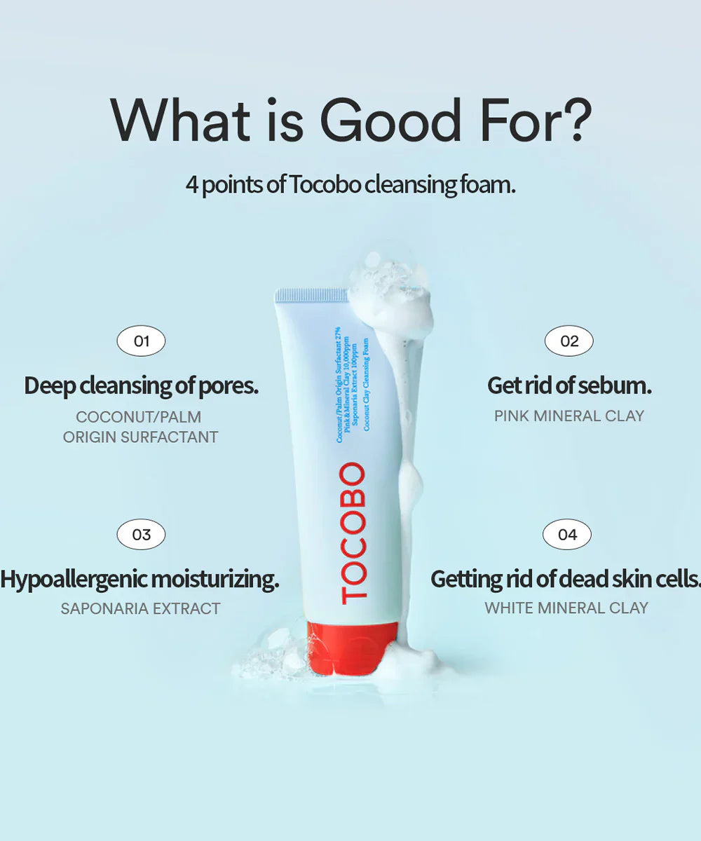 Tocobo Coconut Clay Cleansing Foam-150ml
