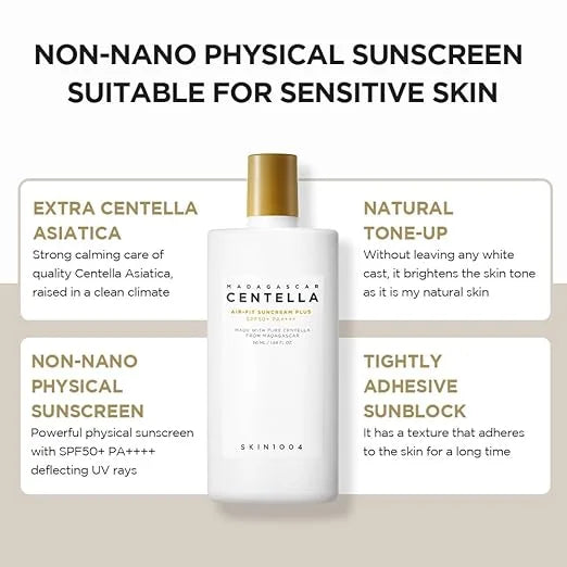 Skin 1004 Madagascar Centella Air-Fit All Skin Type Suncream Plus Spf50+ Pa++++