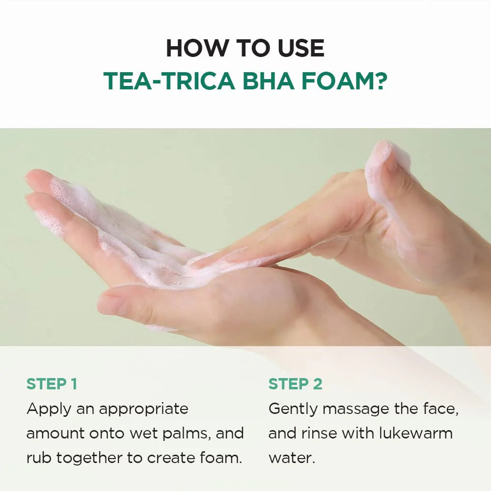 Skin 1004 Madagascar Centella Tea Trica Bha Foam