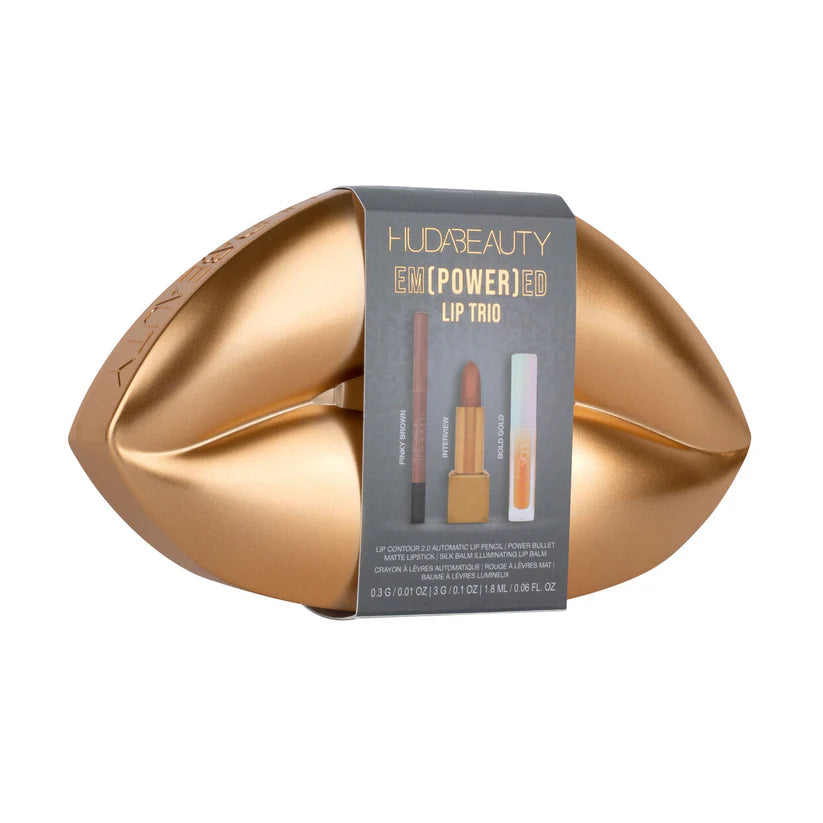 Huda Beauty Empowered Lip Trio Set
