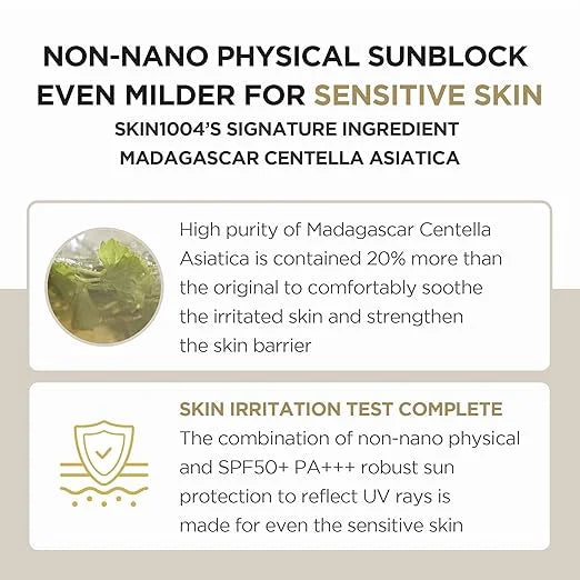 Skin 1004 Madagascar Centella Air-Fit All Skin Type Suncream Plus Spf50+ Pa++++