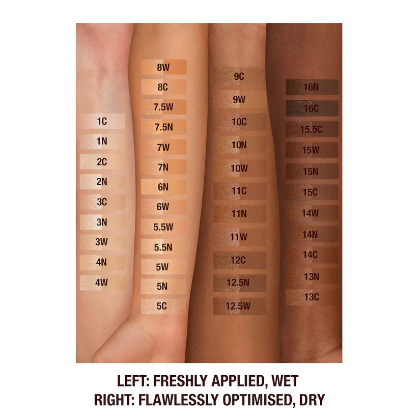 Charlotte Tilbury Airbrush Flawless Foundation – Full Coverage, Poreless Perfection