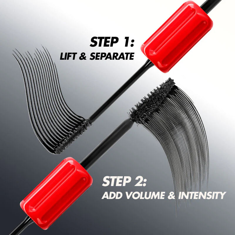 MAKEUP FOREVER MASCARA 24HR DOUBLE-ENDED LIFTING & VOLUMIZING MASCARA