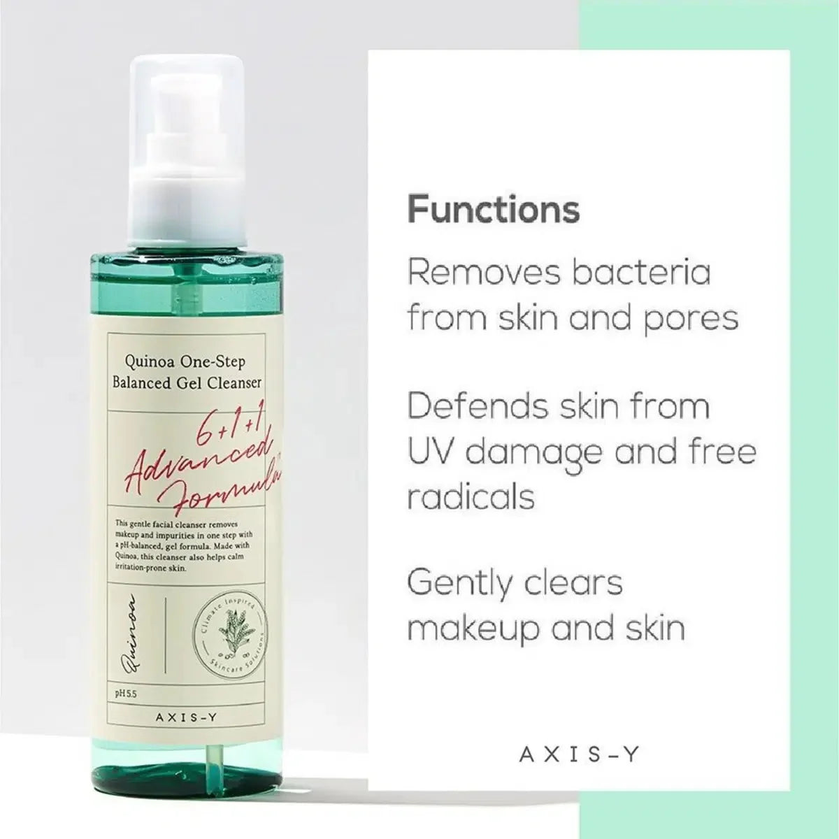 AXIS-Y Quinoa One Step Balanced Gel Cleanser-180ml