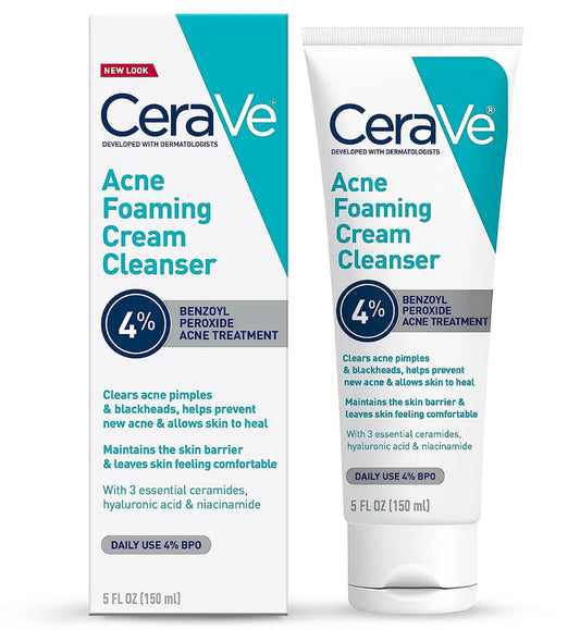 CeraVe Acne Foaming Cream Cleanser-150ml