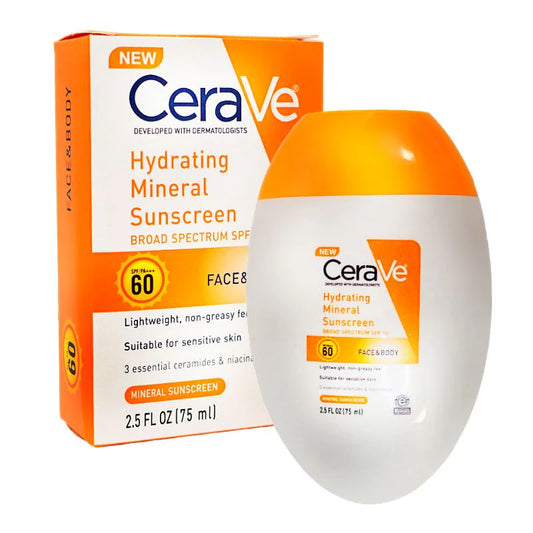 CeraVe Protector Solar 60 SPF Hidratante Minerales-75ml