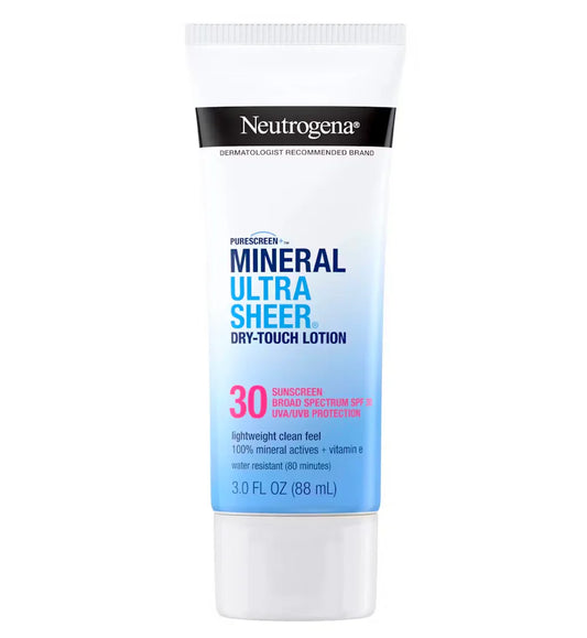 Neutrogena Mineral Ultra Sheer Dry-Touch Sunscreen Lotion SPF 30-88ml