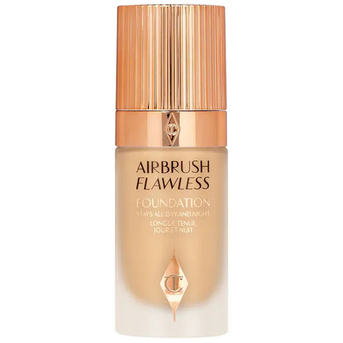 Charlotte Tilbury Airbrush Flawless Foundation – Full Coverage, Poreless Perfection