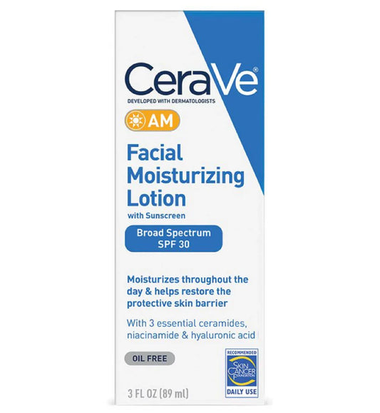 CeraVe AM Facial Moisturizing Lotion With SPF 30-89ml