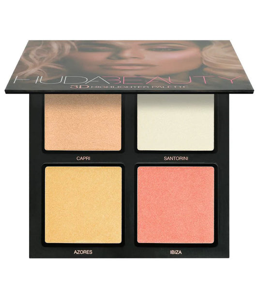 Huda Beauty 3D Highlighter Palette - Pink Sands Edition-