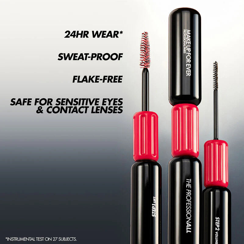 MAKEUP FOREVER MASCARA 24HR DOUBLE-ENDED LIFTING & VOLUMIZING MASCARA